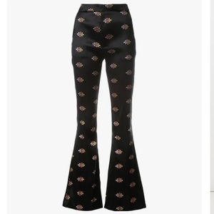 Cynthia Rowley - Flare Pants with Flower Print